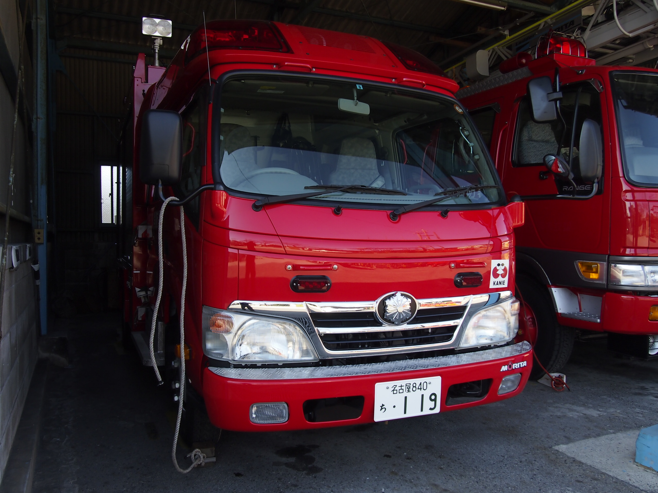 ［CD-1型］小型水槽付消防ポンプ自動車 / 蟹江町消防本部