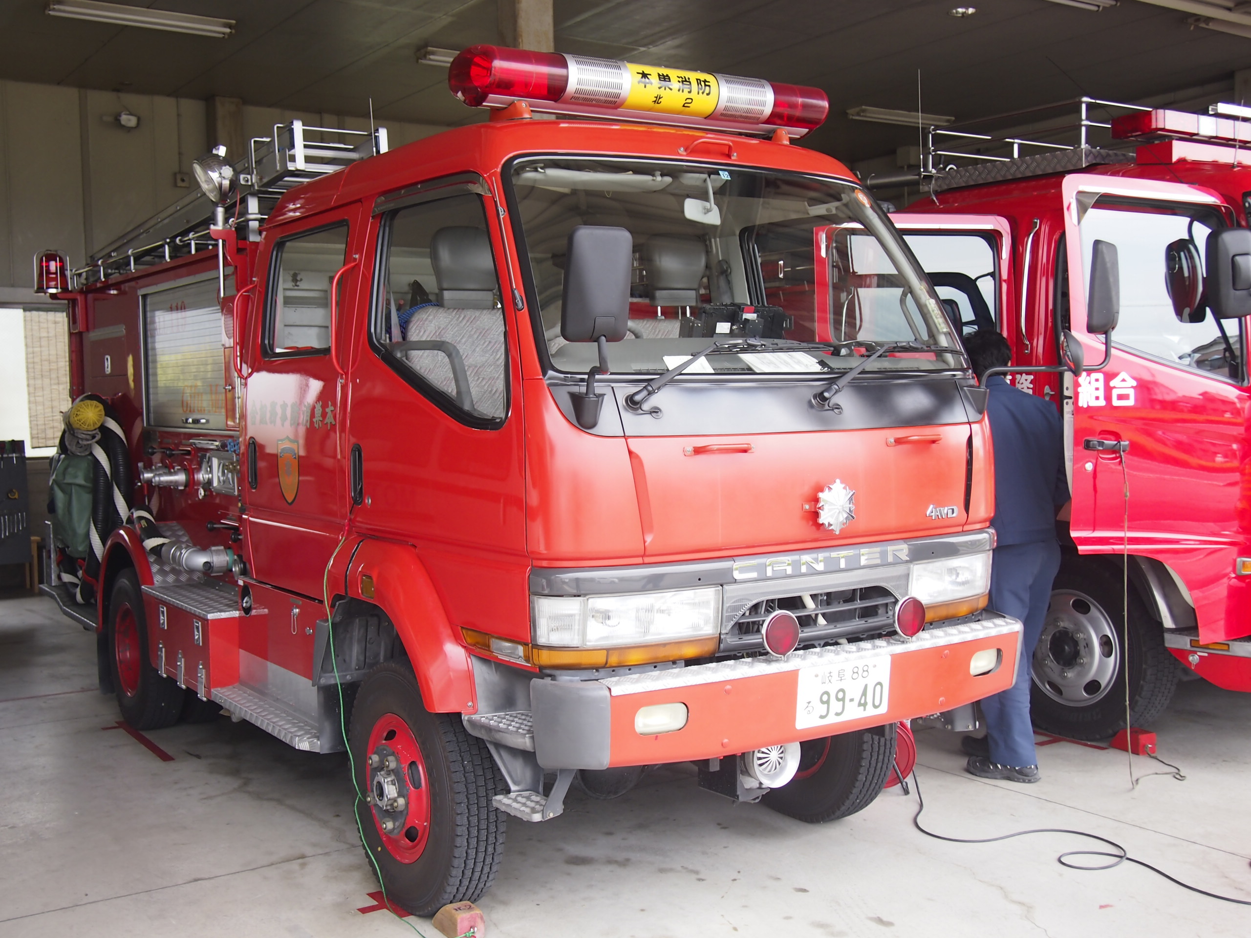 ［CD-1型］消防ポンプ自動車 / 本巣消防組合消防本部