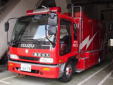 空気充填照明車