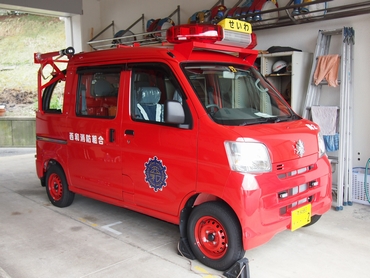 可搬消防ポンプ積載車
