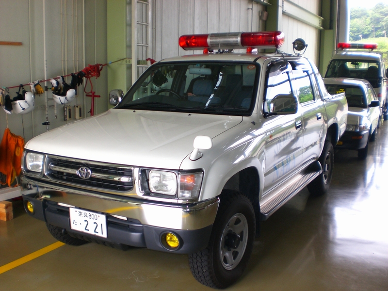 地上隊車 / 奈良県防災航空隊