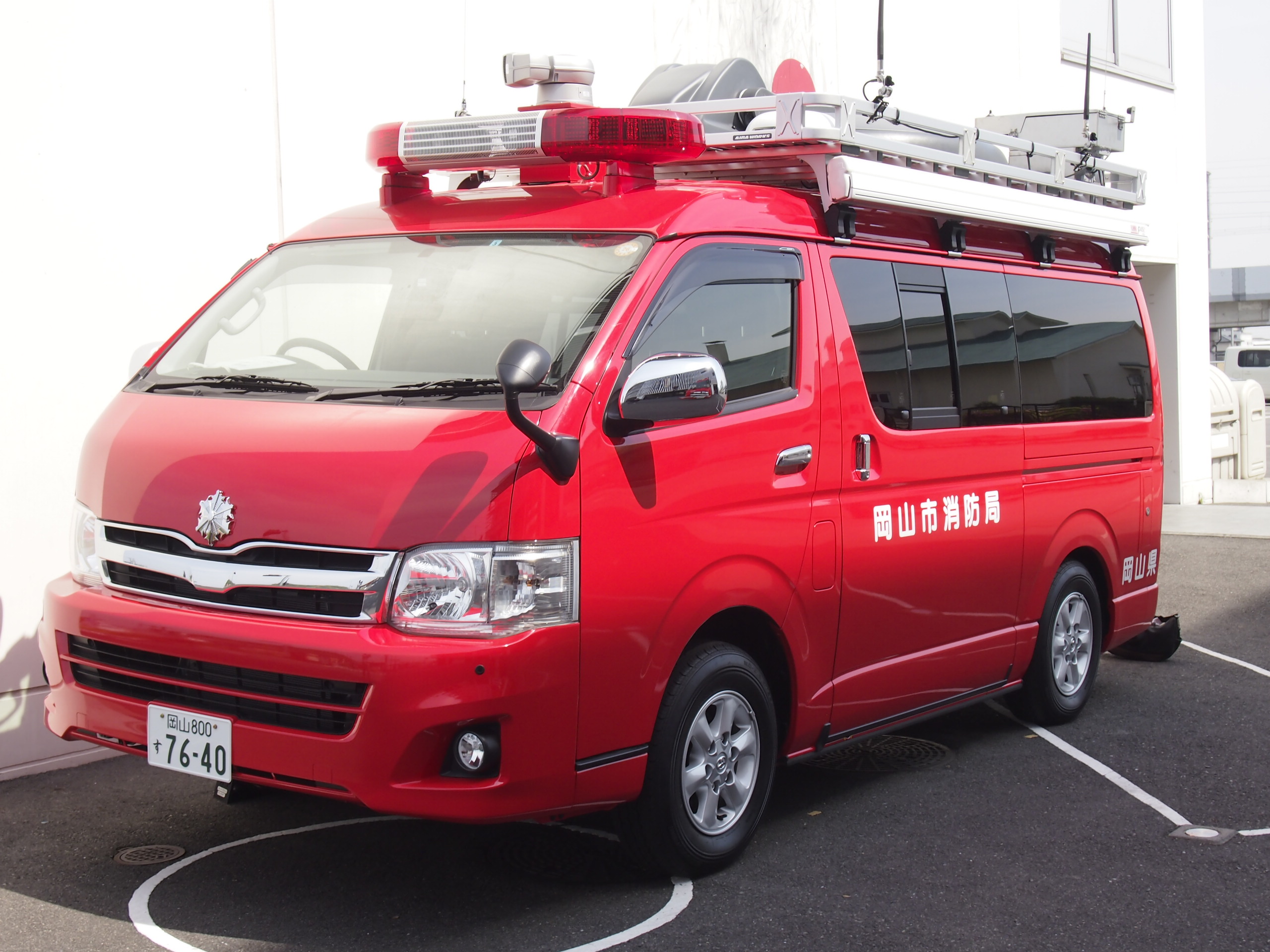 無線中継車の掲載車両
