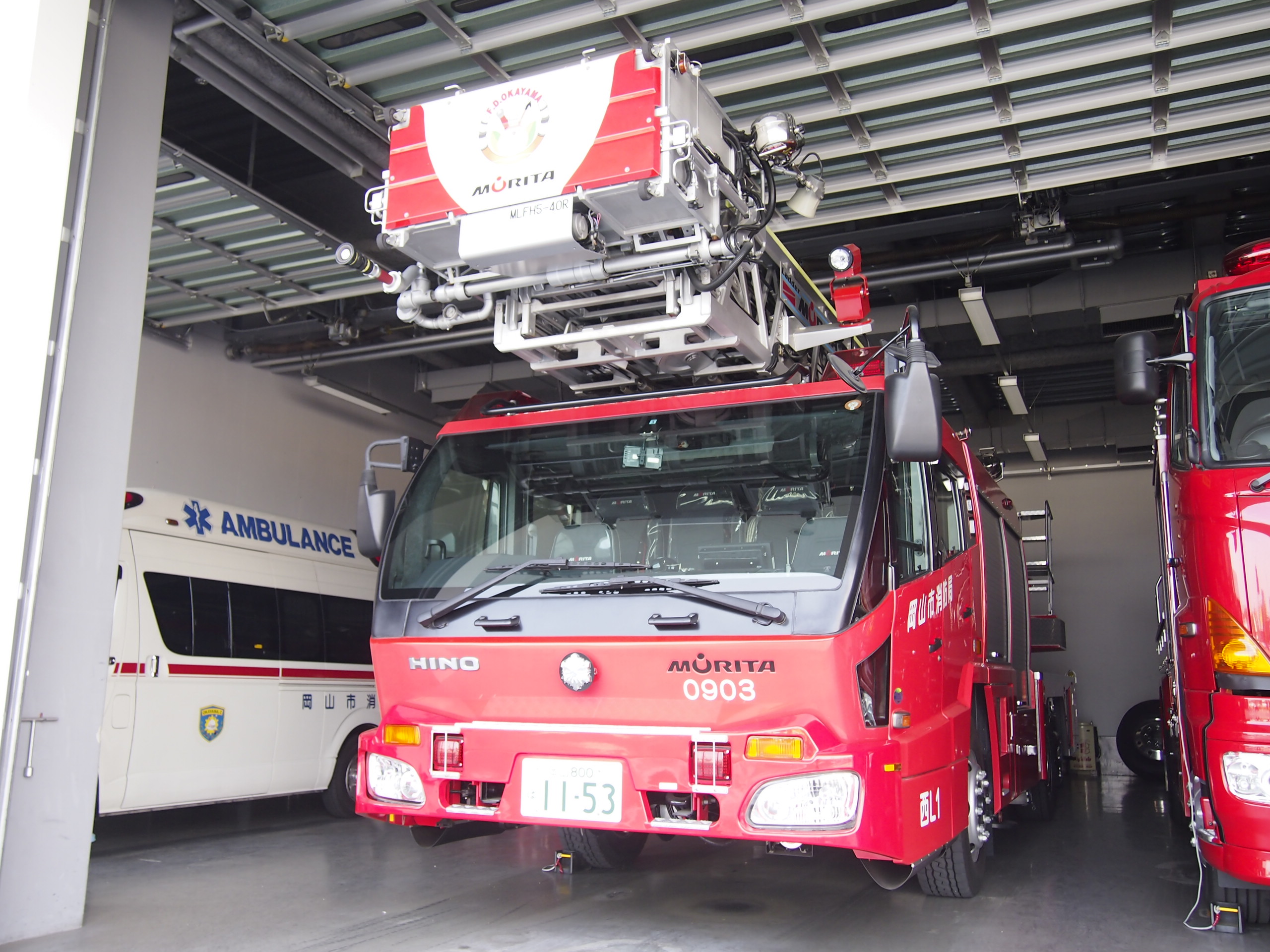 40М級 はしご付消防自動車 / 岡山市消防局