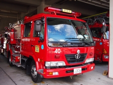 ［水１－A型］ 水槽付きポンプ車