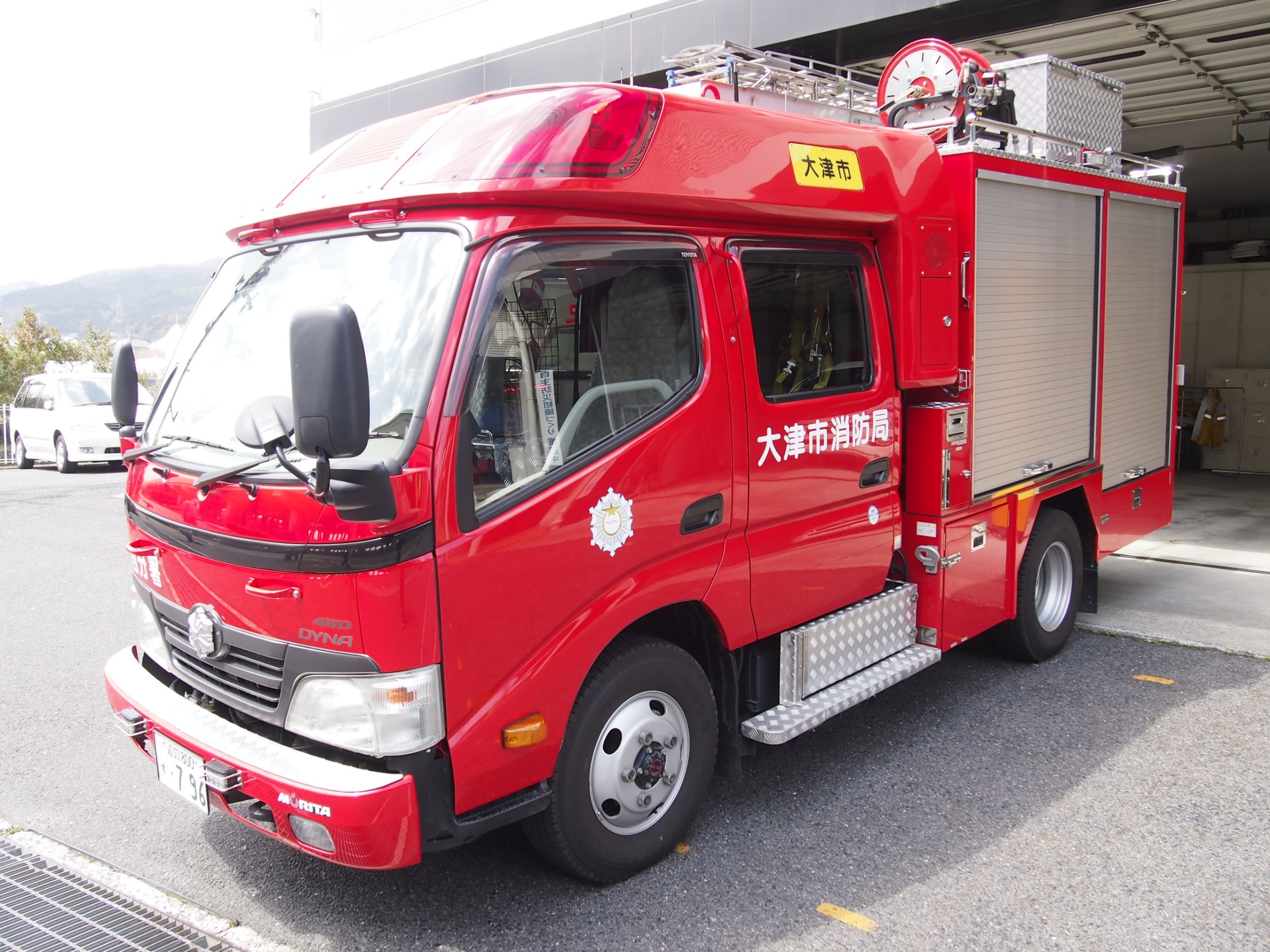 ［CD-1型］小型水槽付消防ポンプ自動車 / 大津市消防局
